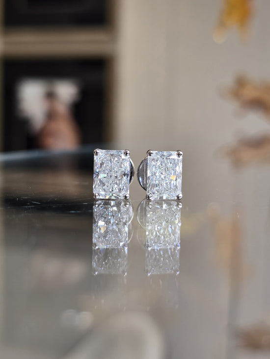 Bianca 3ct Lab Diamond Earrings - Timeless Beauty