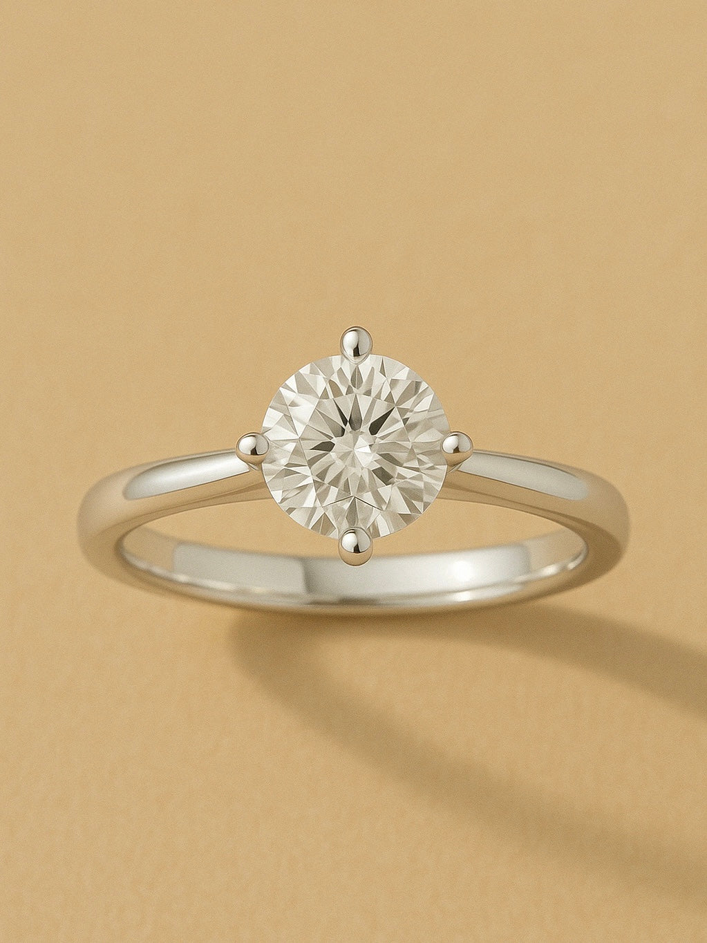 Vortexa 84 Pointer Round Lab Diamond Ring - Dynamic Sparkle by Fiona Diamonds