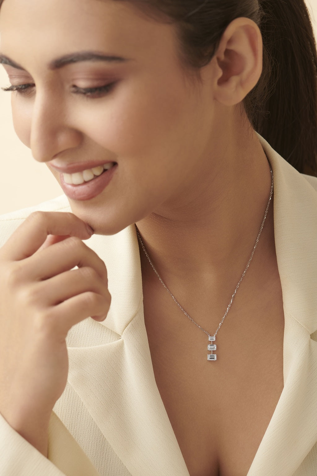 Amara Lab Diamond Pendant - Fiona Diamonds