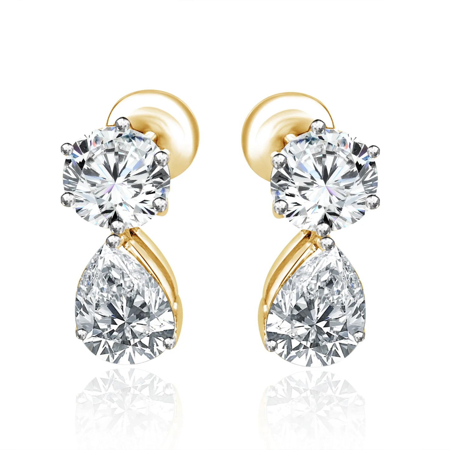 Beaex 2ct Lab Diamond Earrings - Fiona Diamonds - Fiona Diamonds