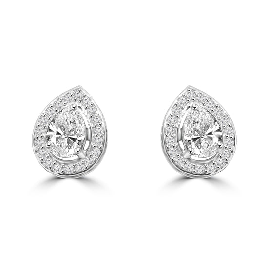 Mika 50 Pointer Lab Diamond Earrings - Sophisticated Brilliance