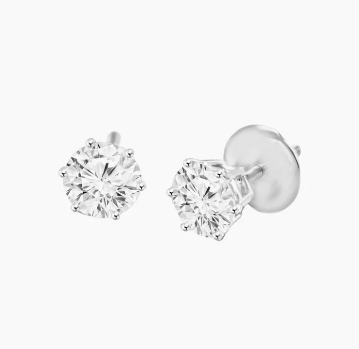 Zero Lab Grown Diamond Earrings - Classic & Chic