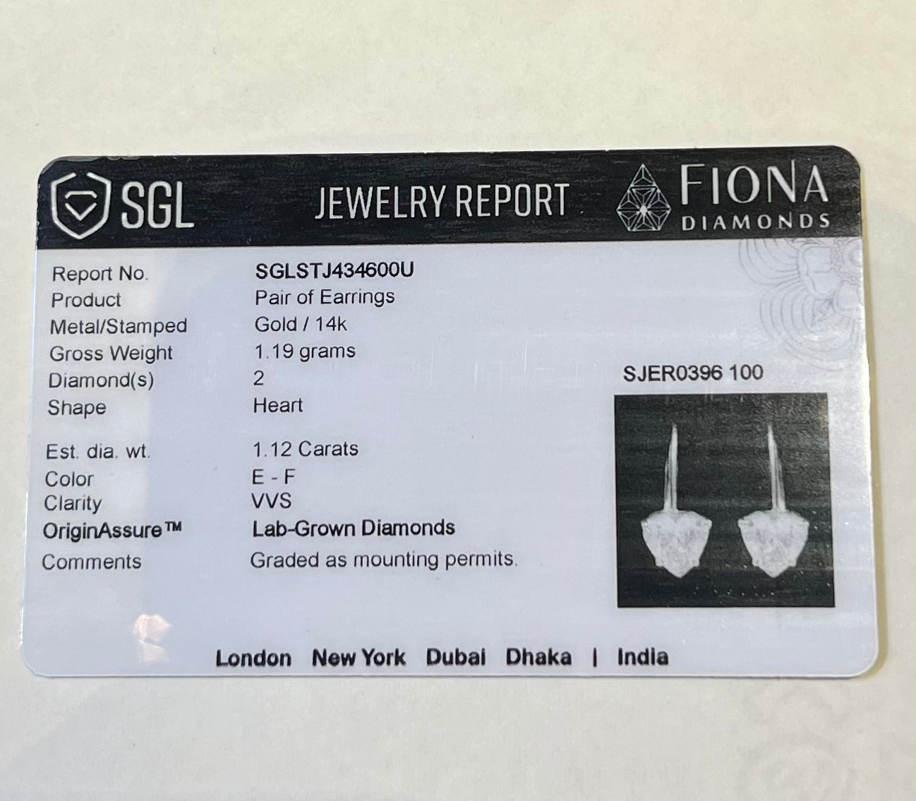 Suave 56 Pointer Lab Grown Diamond Earrings - Effortless Elegance