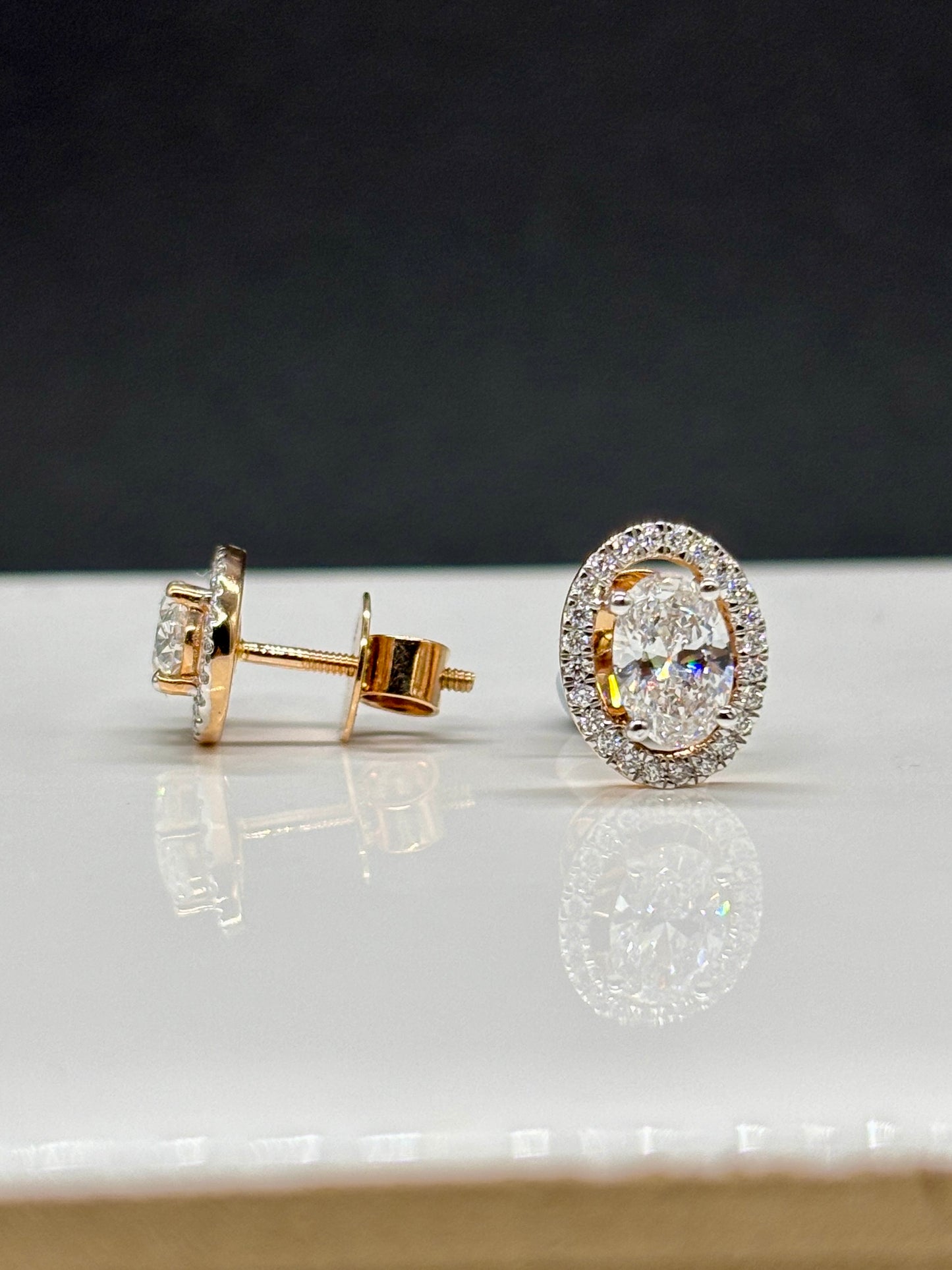 Owambe Lab Grown Diamond Earrings - Radiant & Stylish