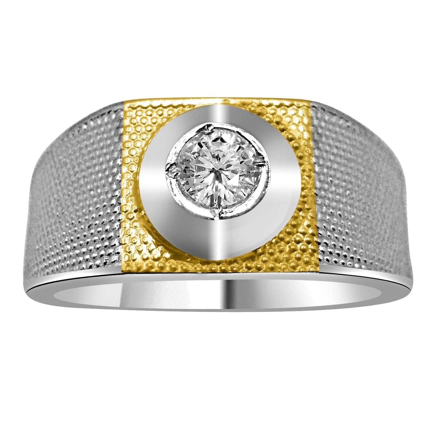 Rayyan Lab Diamond Men Ring - Fiona Diamonds - Fiona Diamonds