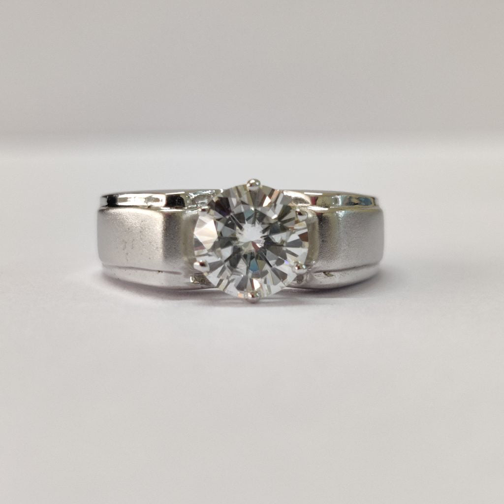 Emily 1.34ct Round Moissanite Ring