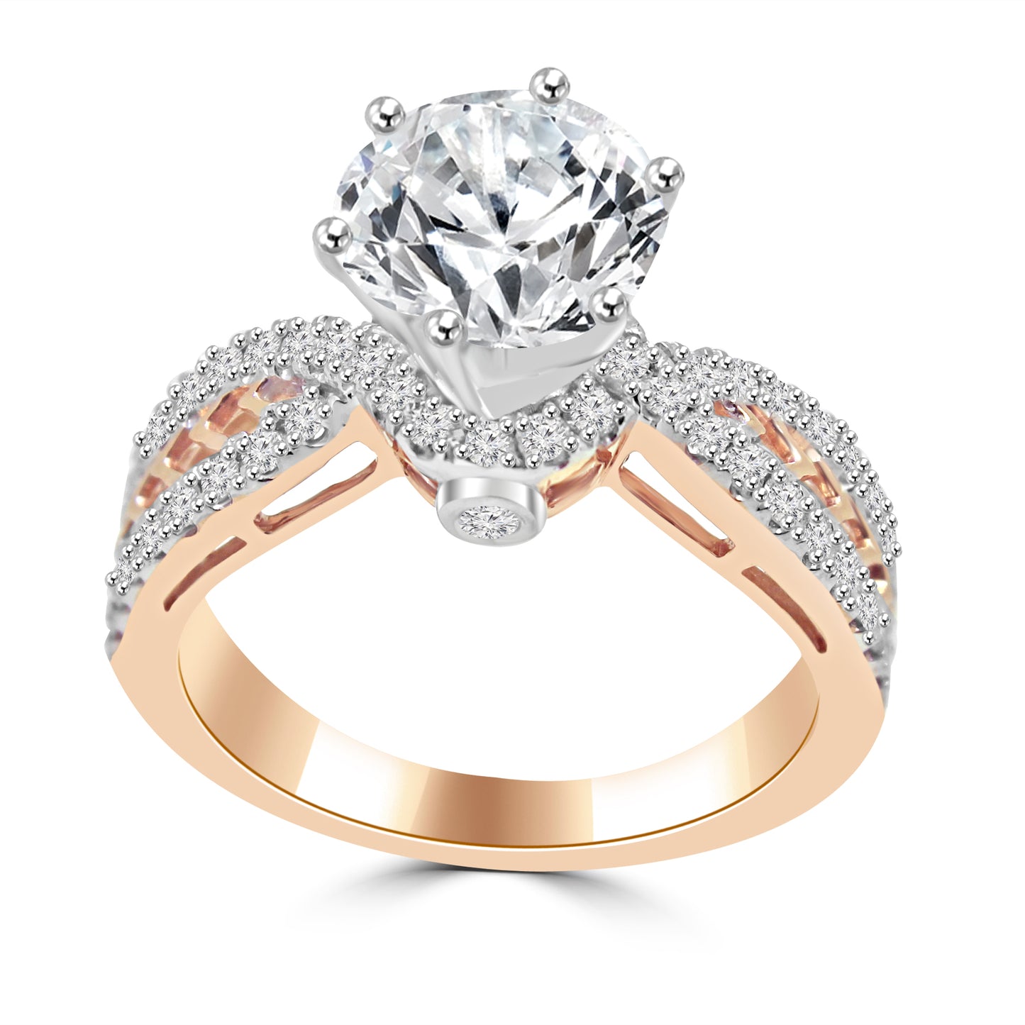 Demi 4ct Lab Diamond Ring - Fiona Diamonds - Fiona Diamonds