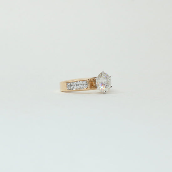 Wyatt 1.69ct Round Moissanite Ring