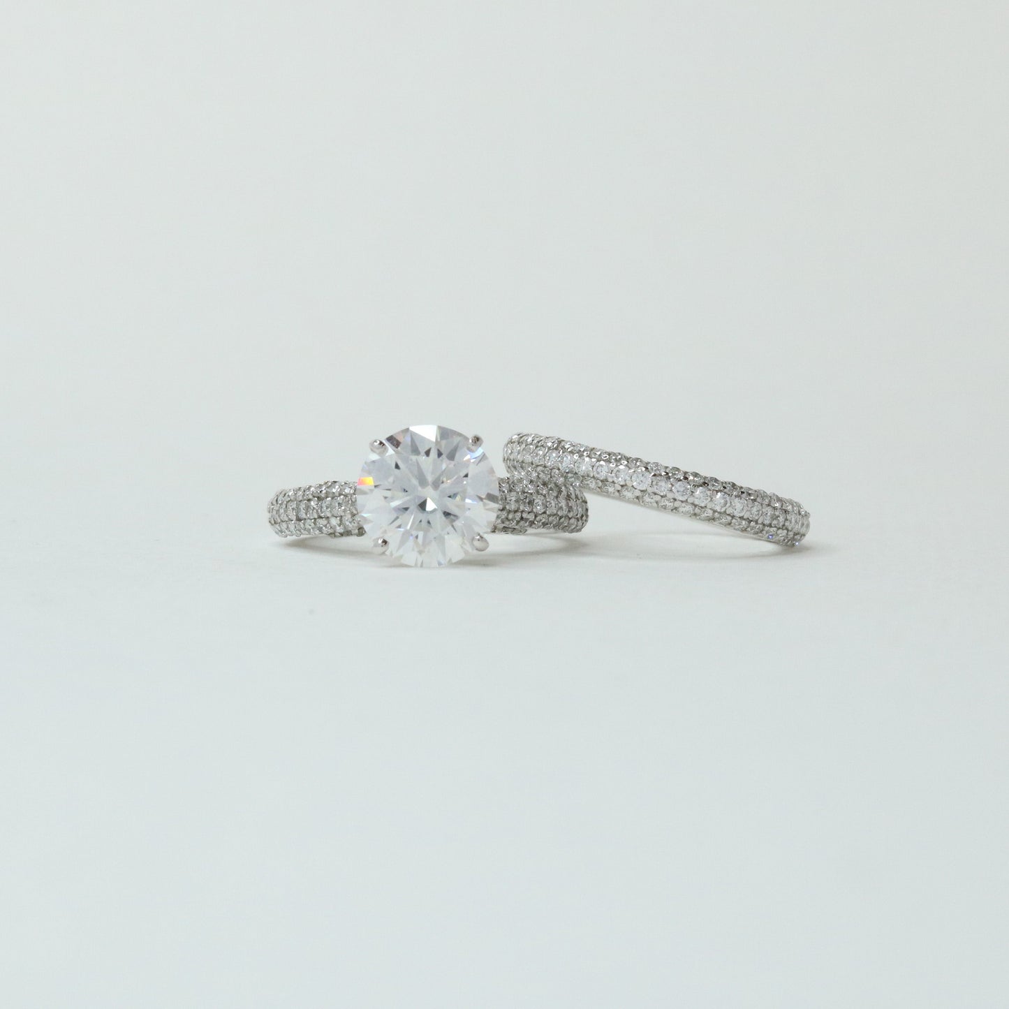 Kaylee 2.5ct Round Moissanite Ring