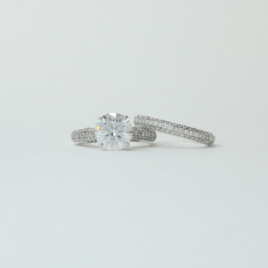 Kaylee 2.5ct Round Moissanite Ring