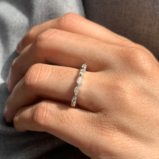 Jaycee Moissanite Ring