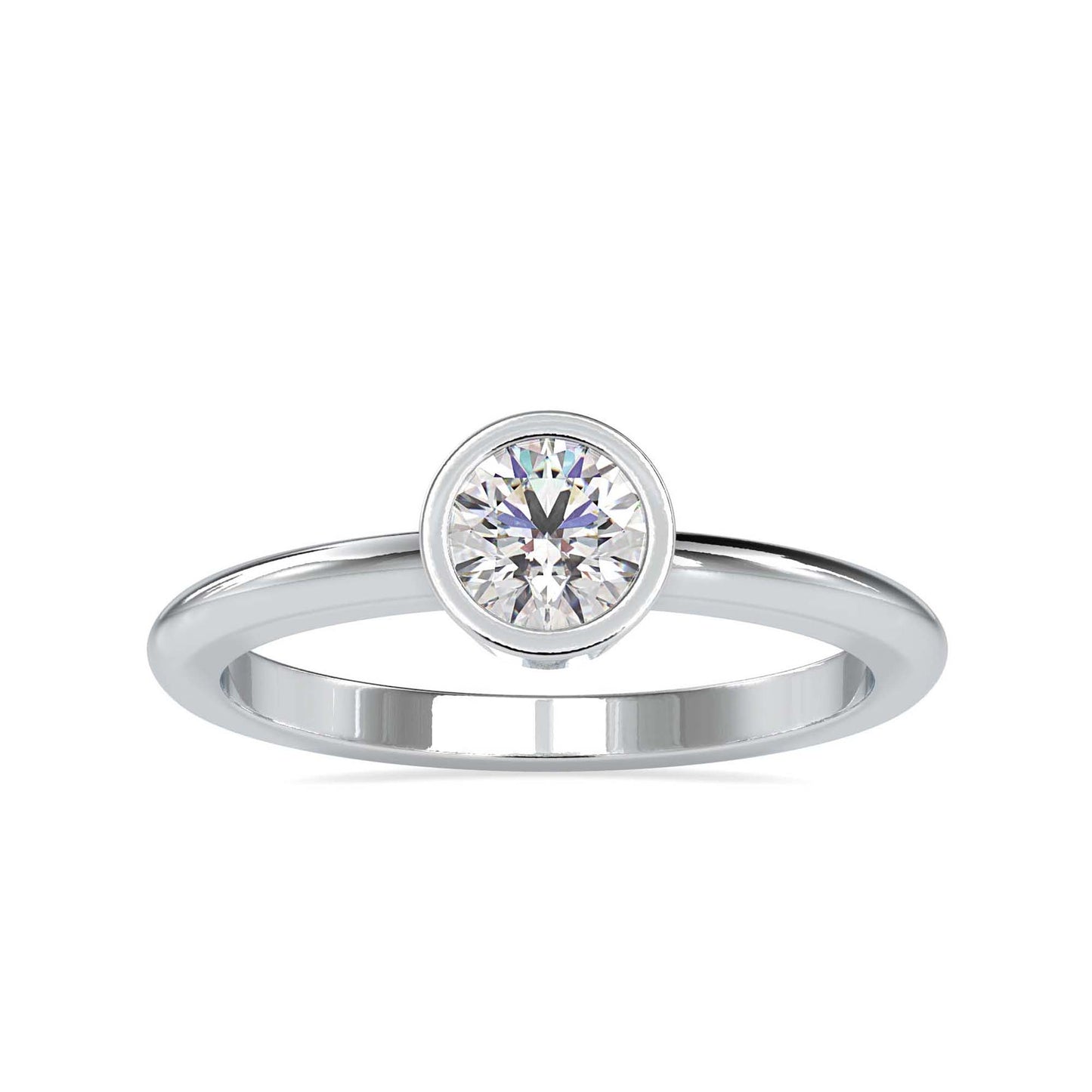 Saki 1ct Lab Diamond Ring - Radiant Brilliance