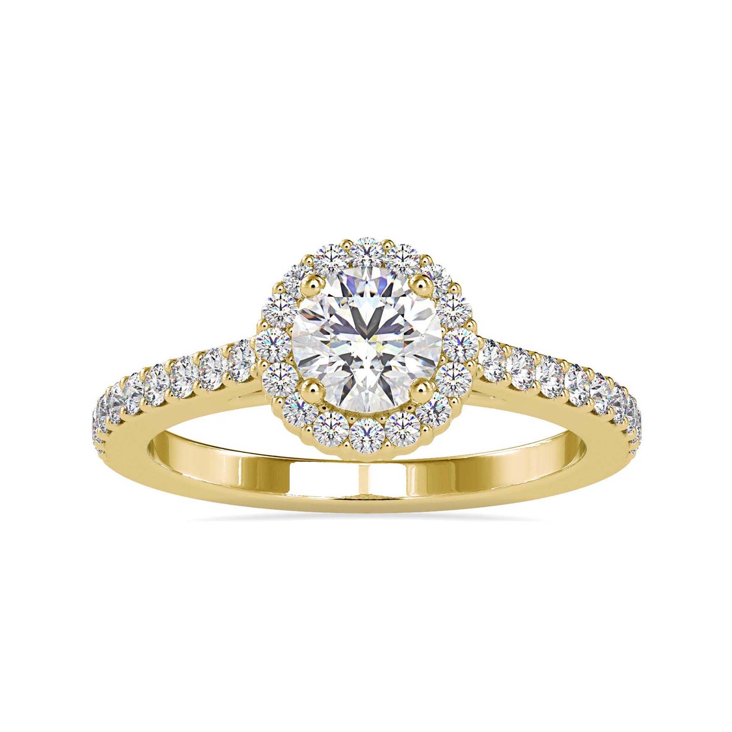 Yuna 51 Pointer Lab Diamond Ring - Sophisticated Elegance