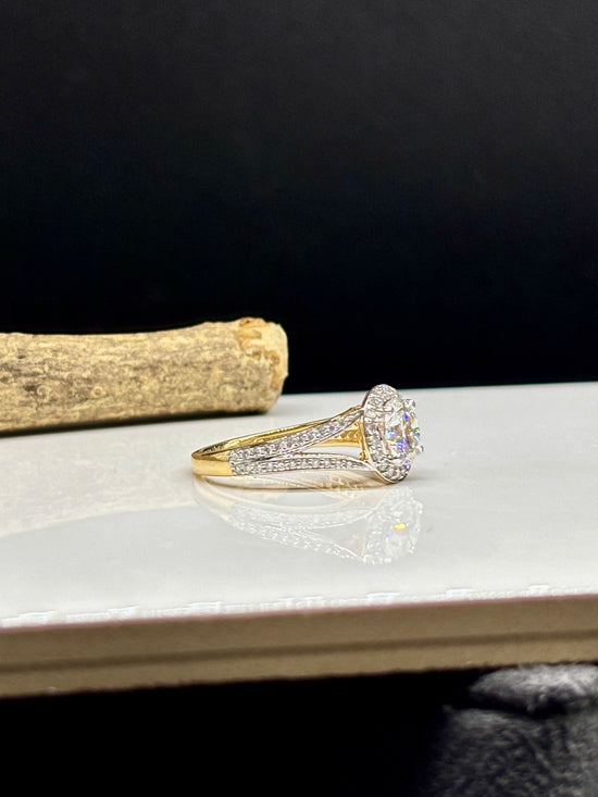 Brilliant Lab Grown Diamond Ring - Radiant & Elegant