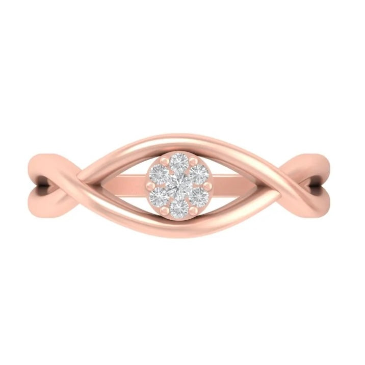 Lusha lab diamond ring for women