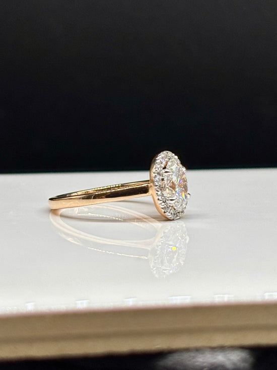 Delight Lab Grown Diamond Ring - Radiant & Chic