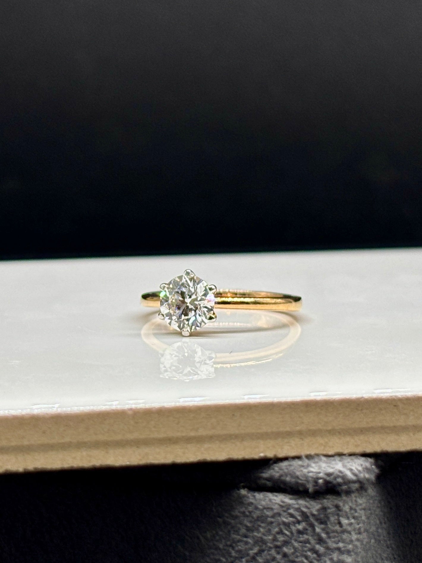 Shine Lab Grown Diamond Ring - Radiant & Stylish