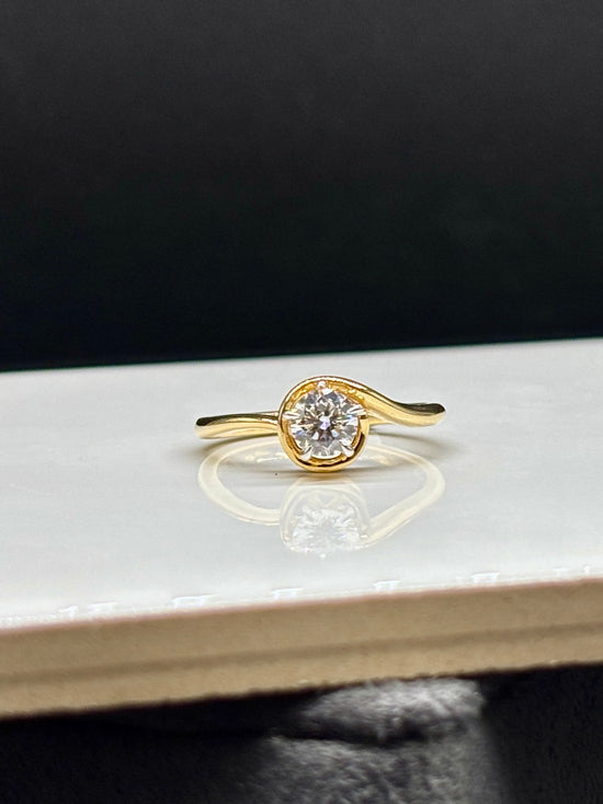 Halo Lab Grown Diamond Ring - Radiant & Classic