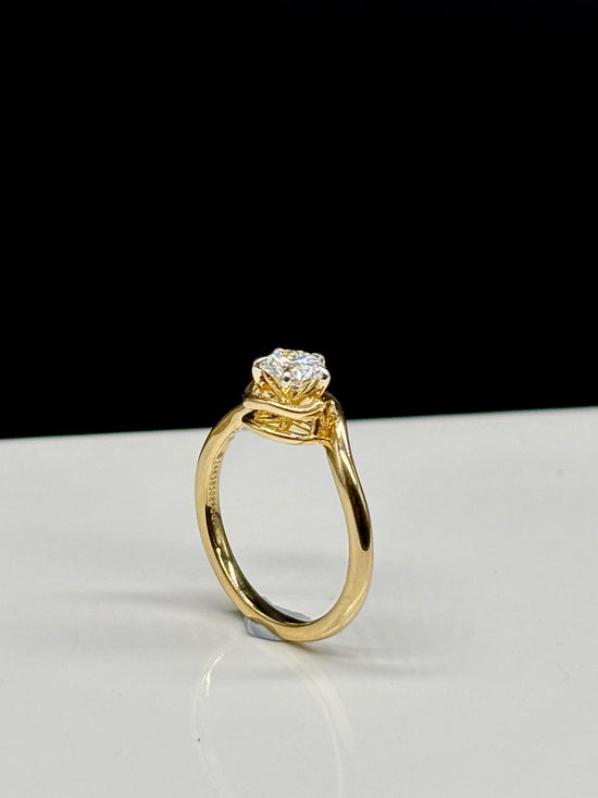 Halo Lab Grown Diamond Ring - Radiant & Classic