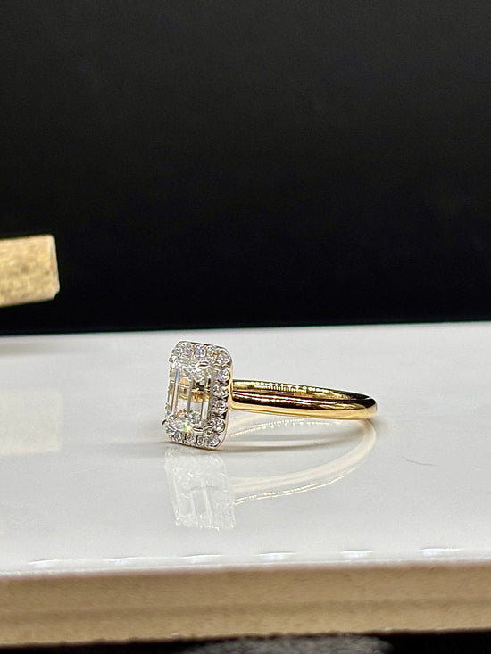 Crystal Lab Grown Diamond Ring - Pure & Radiant