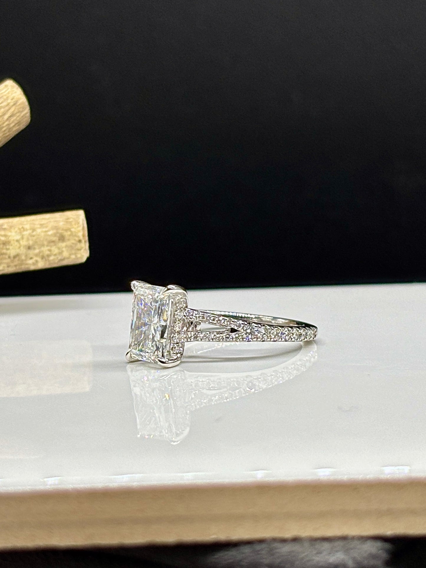 Fantasy Lab Grown Diamond Ring - Radiant & Chic