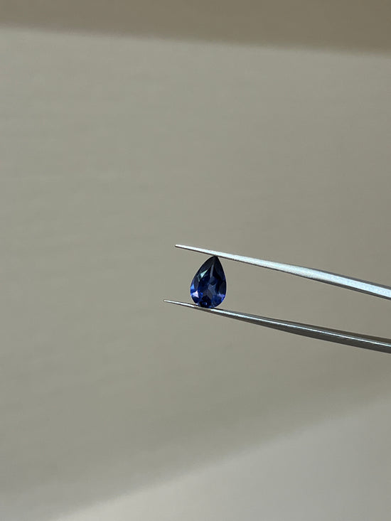 Lab Grown Light blue sapphire Pear Shape 2.08ct | Exquisite Gemstones - Fiona Diamonds - Fiona Diamonds