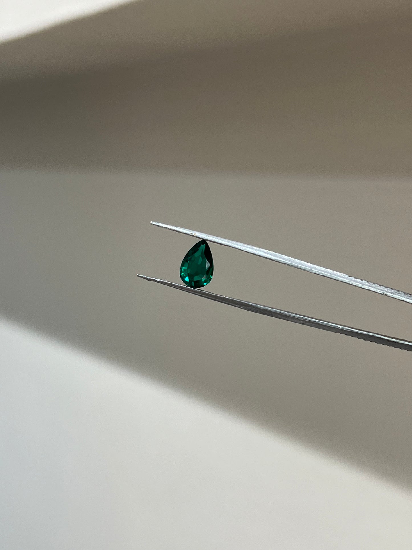 Lab Grown Zambian Emerald Pear Shape 1.85ct | Exquisite Gemstones - Fiona Diamonds - Fiona Diamonds