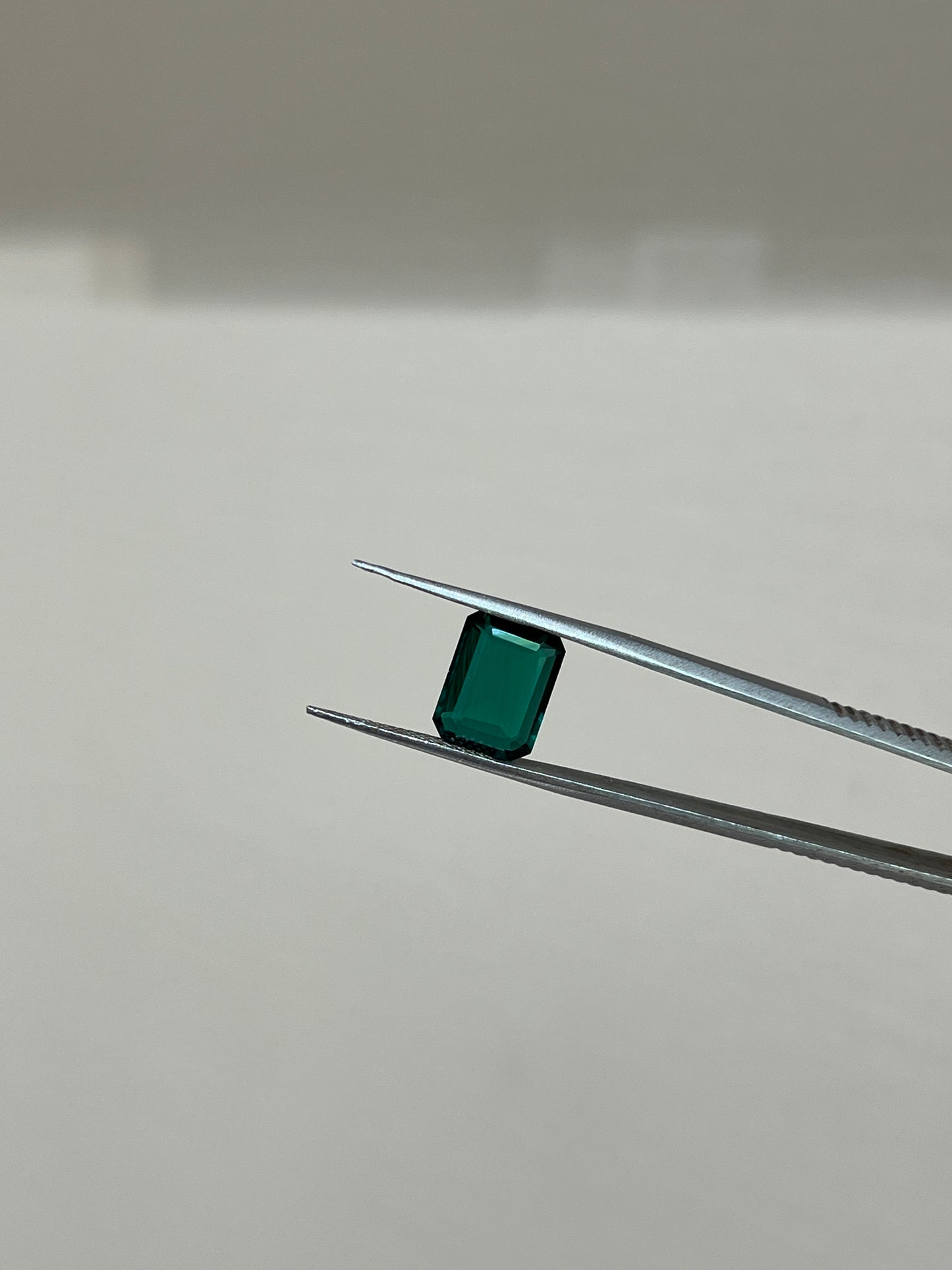 Lab Grown Zambian Emerald Emerald Shape 4.1ct | Exquisite Gemstones - Fiona Diamonds - Fiona Diamonds