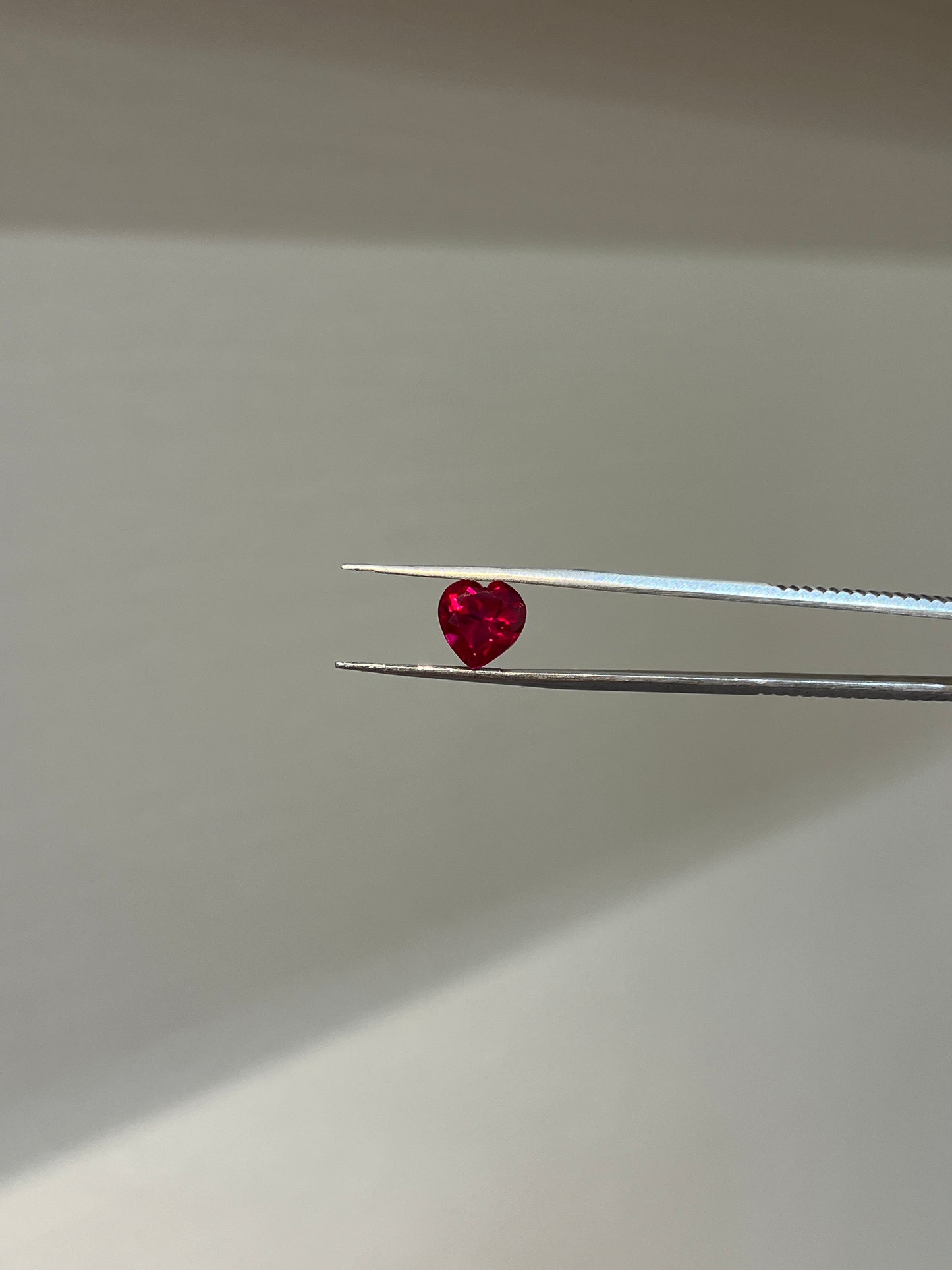 Lab Grown ruby heart Shape 3.51ct | Exquisite Gemstones - Fiona Diamonds - Fiona Diamonds