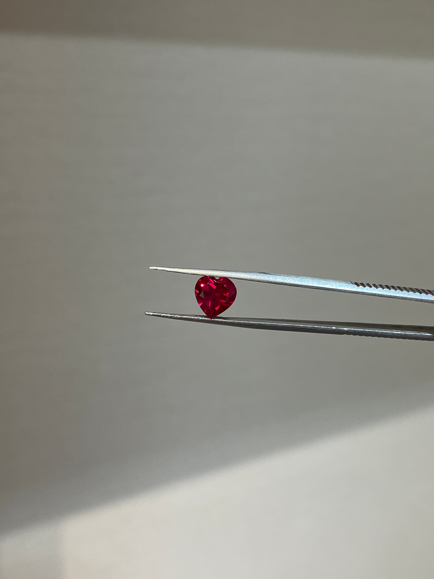 Lab Grown ruby heart Shape 3.51ct | Exquisite Gemstones - Fiona Diamonds - Fiona Diamonds