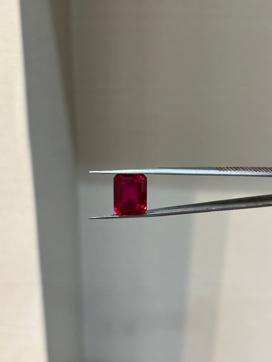 Lab Grown ruby emerald Shape 11.5ct | Exquisite Gemstones - Fiona Diamonds - Fiona Diamonds