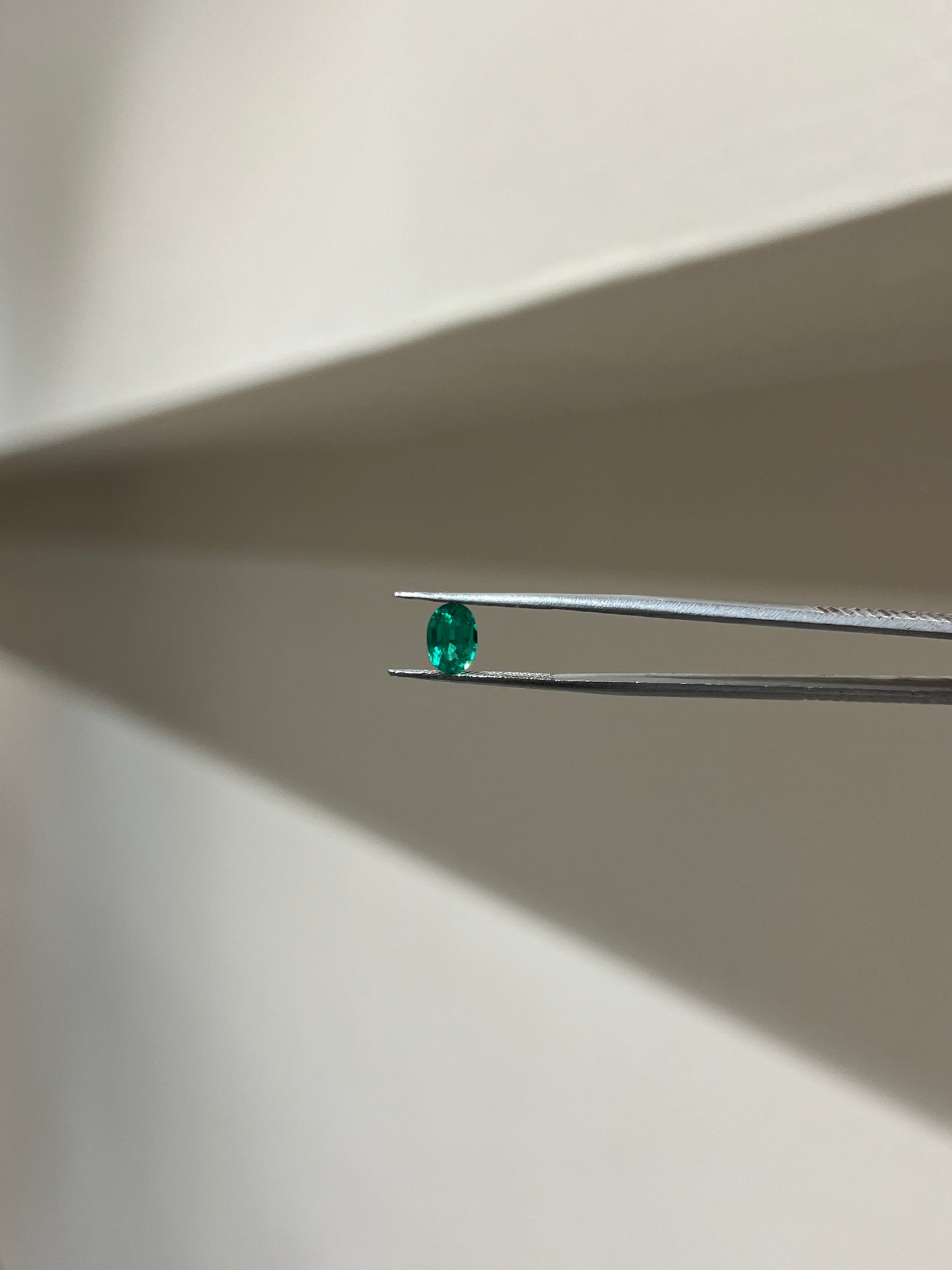 Lab Grown Colombian Emerald Oval Shape 0.88ct | Exquisite Gemstones - Fiona Diamonds - Fiona Diamonds