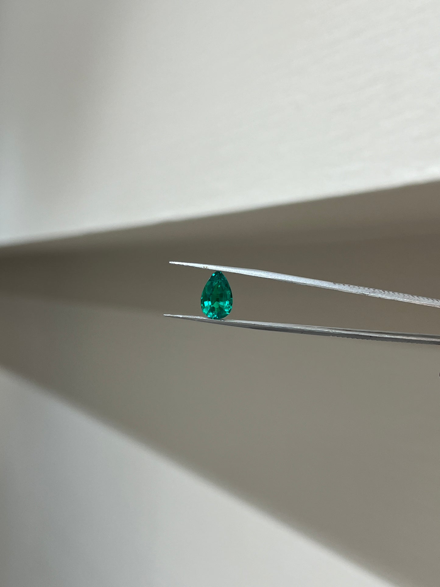 Lab Grown Colombian Emerald Pear Shape 3.15ct | Exquisite Gemstones - Fiona Diamonds - Fiona Diamonds