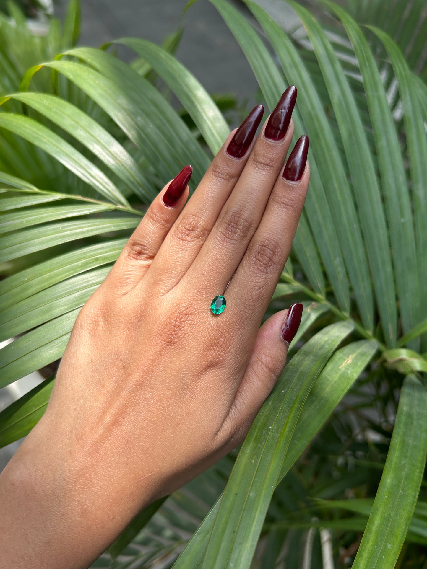 Lab Grown Zambian Emerald Oval Shape 0.85ct | Exquisite Gemstones - Fiona Diamonds - Fiona Diamonds