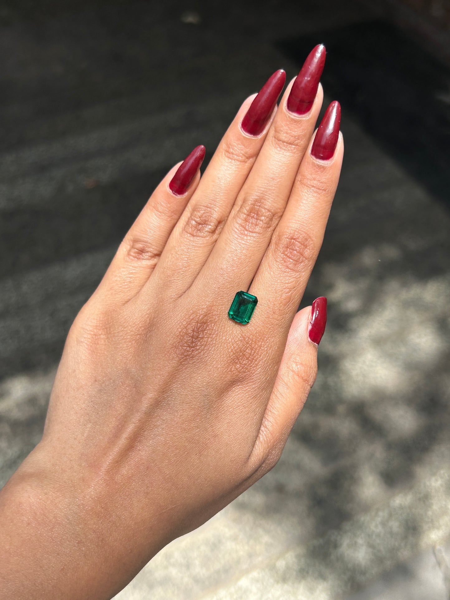 Lab Grown Zambian Emerald Emerald Shape 2.21ct | Exquisite Gemstones - Fiona Diamonds - Fiona Diamonds