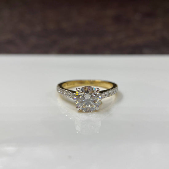 Sylph 1.58ct Round Lab Diamond Ring - Ethereal Beauty by Fiona Diamonds