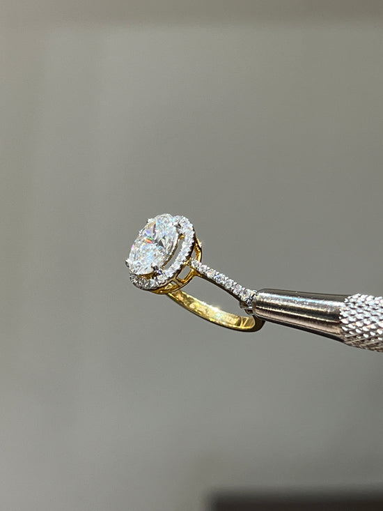 Odette Lab Diamond Ring - Graceful Sophistication