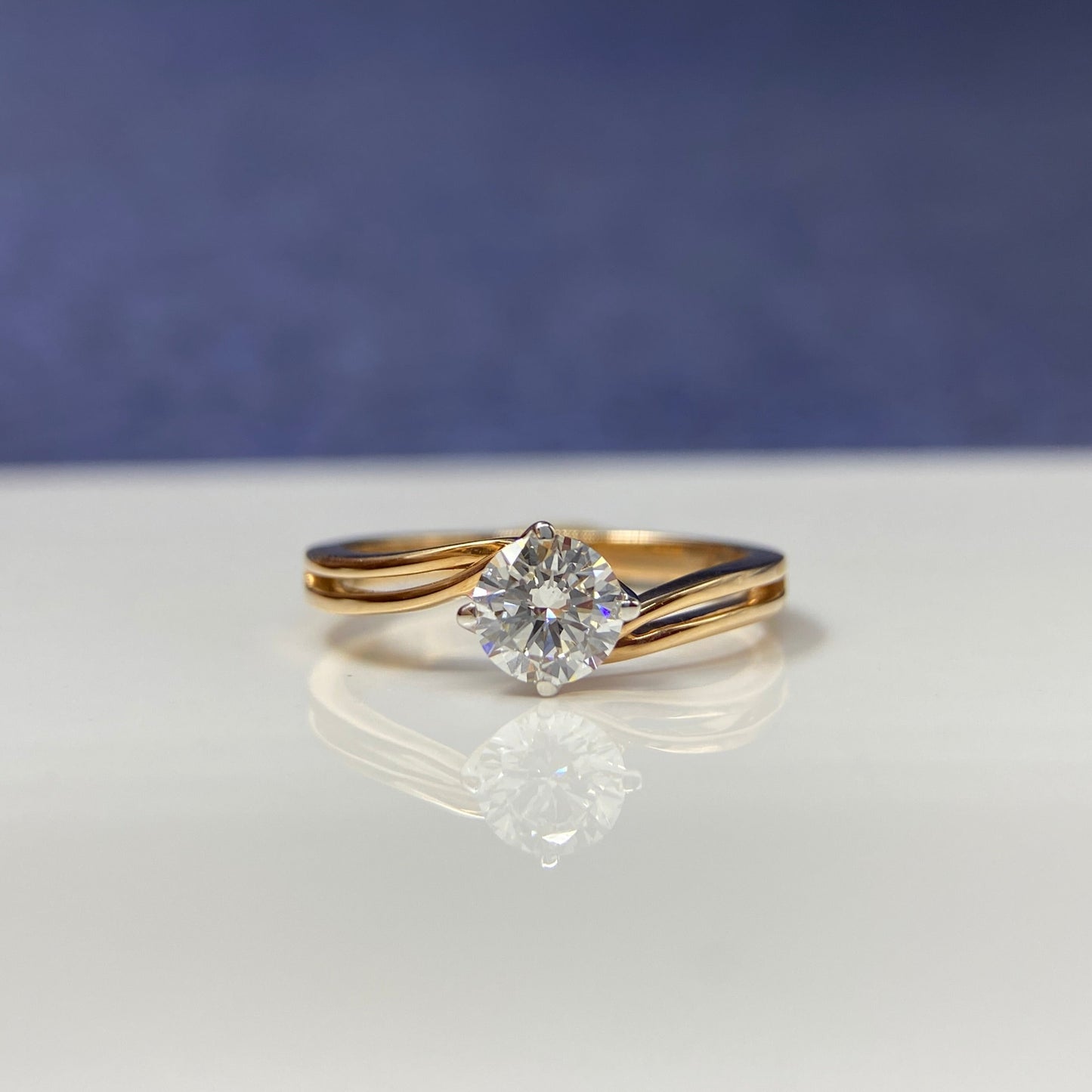 Elegancia 52 Pointer Lab Grown Diamond Ring - Timeless Grace