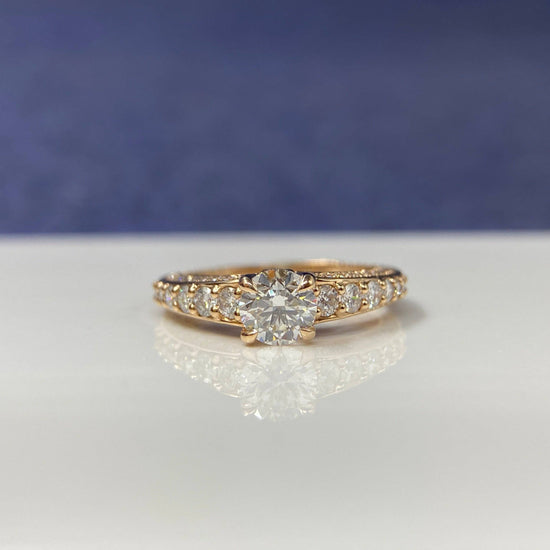 Nebulae 70 Pointer Lab Diamond Ring - Elegant & Chic