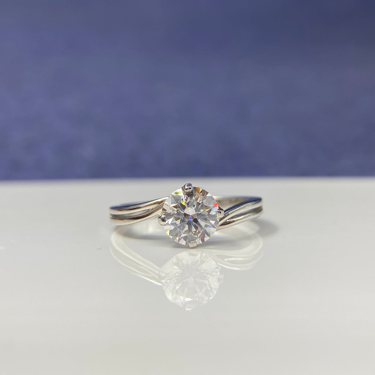 Luminosa 1ct Lab Grown Diamond Ring - Radiant Beauty