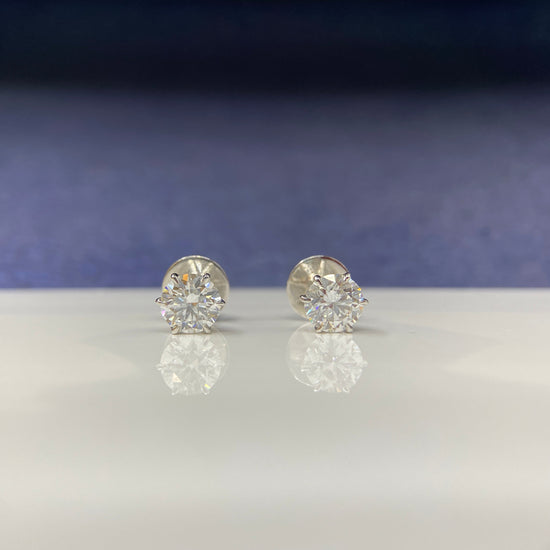 Alejandro 1ct Lab Grown Diamond Earrings - Classic Brilliance