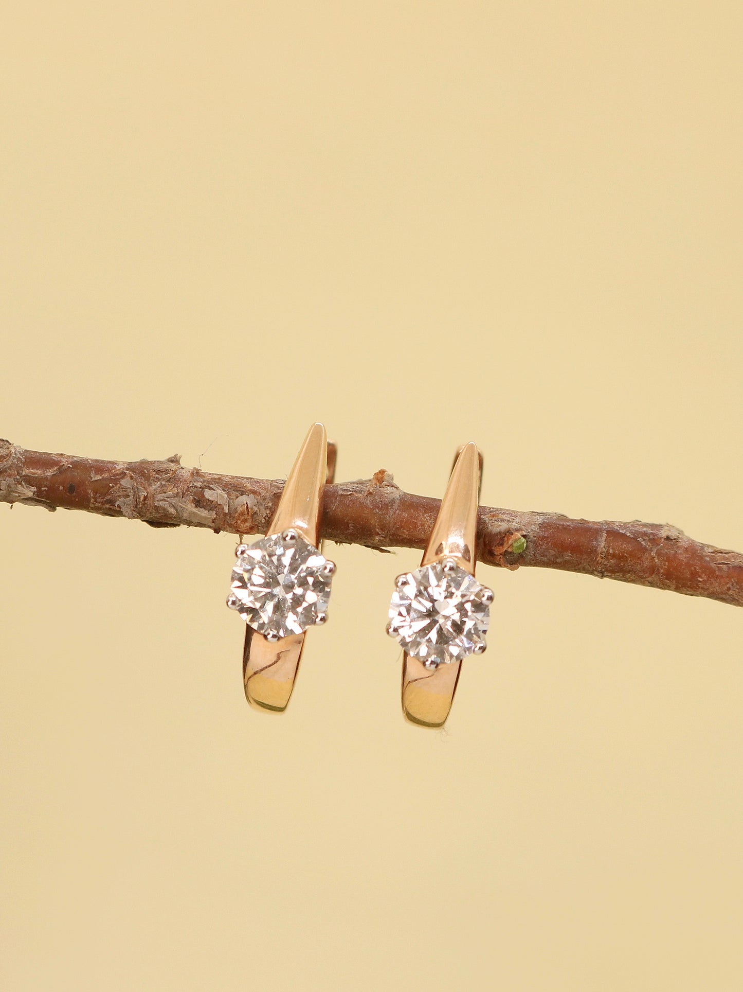 Ace 50 Pointer Lab Grown Diamond Earrings Sparkling Precision by Fiona Diamonds