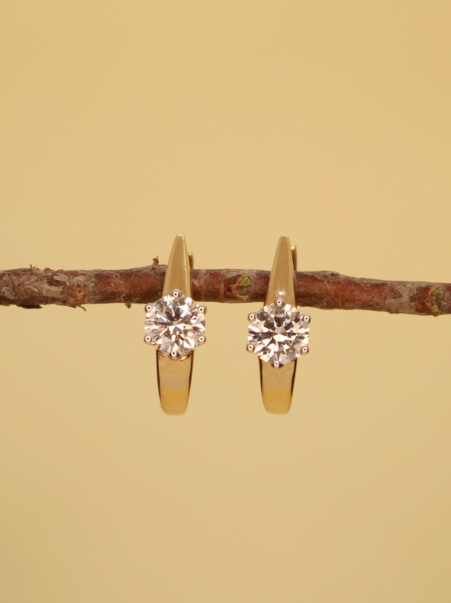 Cai 50 Pointer Lab Grown Diamond Earrings - Delicate Sparkle by Fiona Diamonds