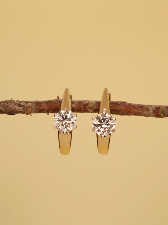 Cai 50 Pointer Lab Grown Diamond Earrings - Delicate Sparkle by Fiona Diamonds