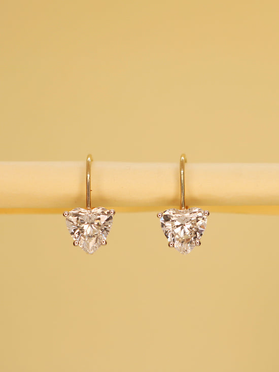 Tate 87 Pointer Lab Grown Diamond Earrings Impeccable Shine by Fiona Diamonds