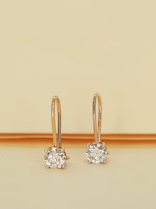 Hugo 55 Pointer Lab Grown Diamond Earrings Timeless Shine by Fiona Diamonds