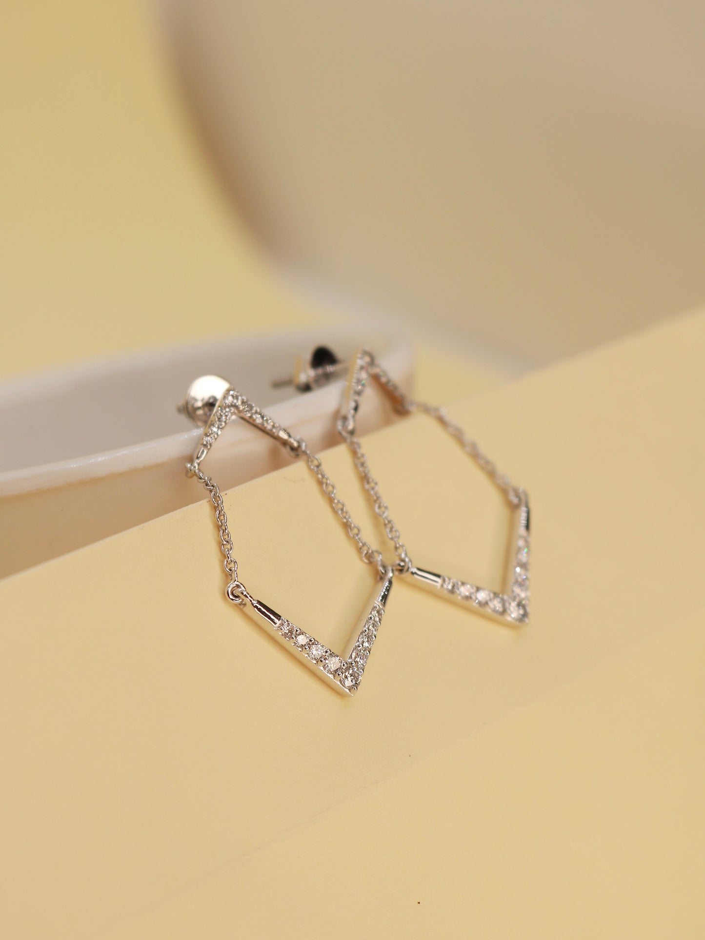 Ugo Lab Grown Diamond Earrings Subtle Shine by Fiona Diamonds