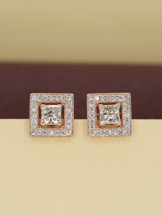 Otto 48 Pointer Lab Grown Diamond Earrings Subtle Sparkle by Fiona Diamonds