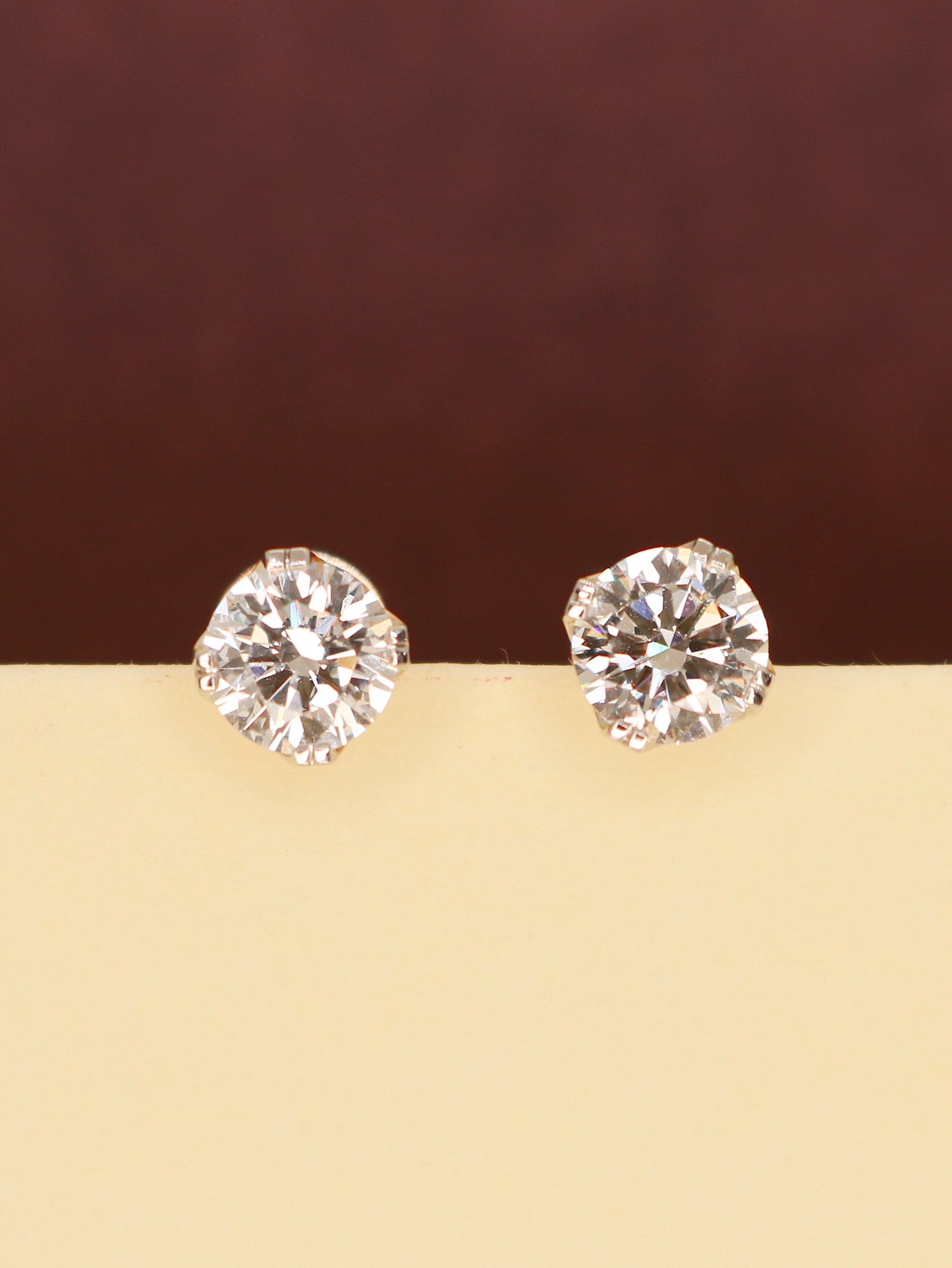 Wim 50 Pointer Lab Grown Diamond Earrings Perfectly Polished by Fiona Diamonds