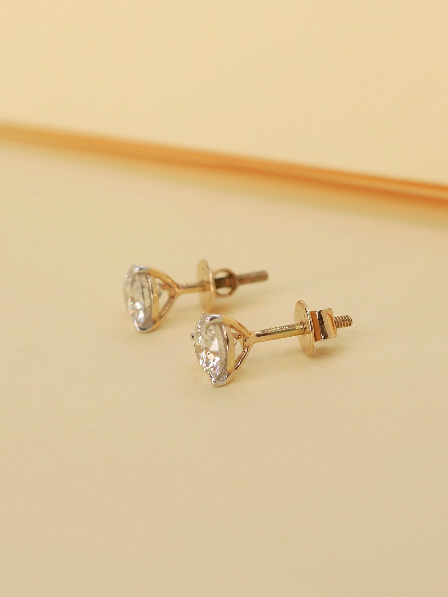 Dean 50 Pointer Lab Grown Diamond Earrings Precision and Brilliance by Fiona Diamonds